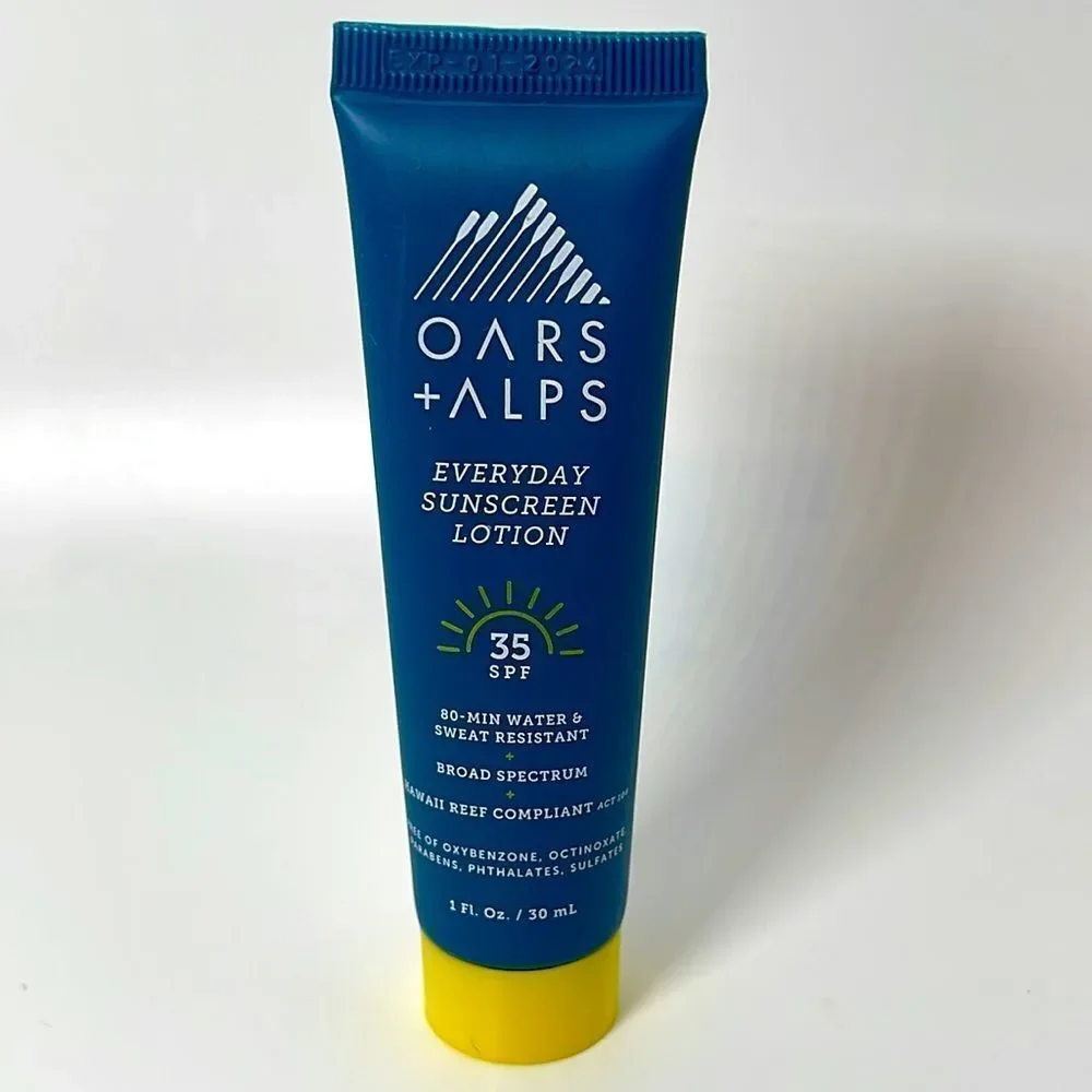 NWT Oars + Alps Everyday Sunscreen Lotion SPF 35